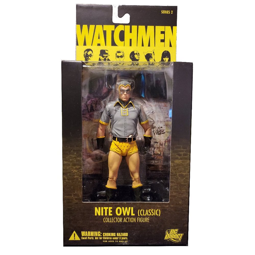 DC Comics Watchmen Nite Owl (Classic) Collector Action Figure Gift NIB